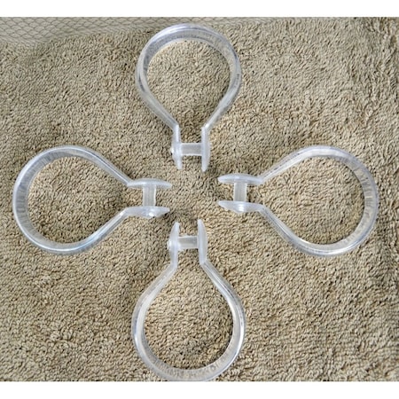 R & R Textile Plastic Teardrop Shape Snap Hooks, PK 300 WWG-KA711